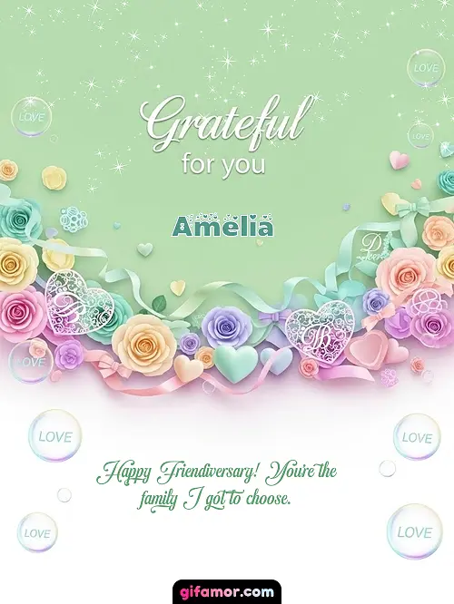 Grateful for you! III Amelia