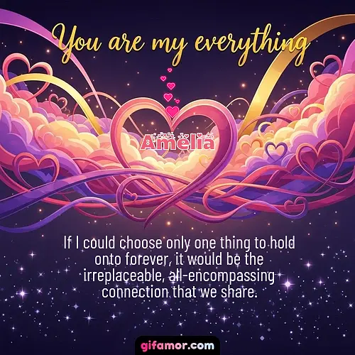 You are my everything	II Amelia