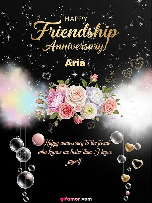 Happy friendship anniversary! II Aria