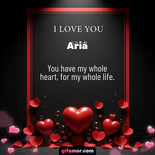 I love you I Aria