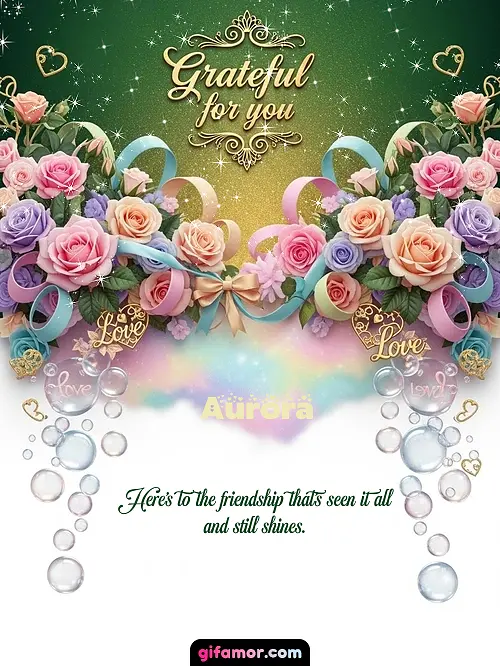 Grateful for you! IV Aurora