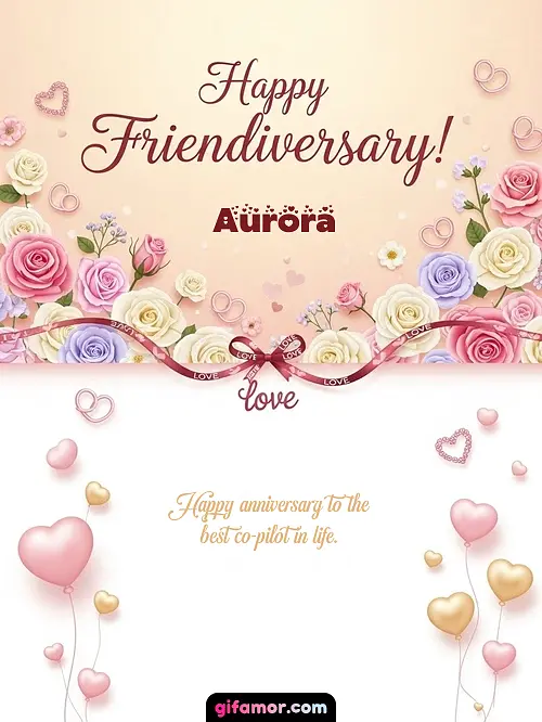 Happy friendiversary! Aurora