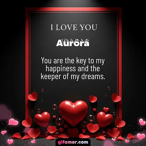 I love you I Aurora