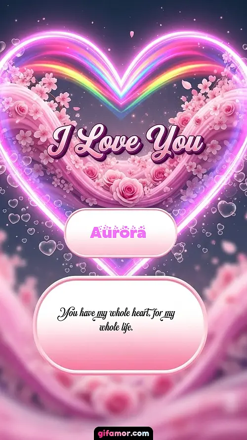 I Love You XXVIII Aurora