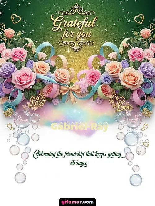 Grateful for you! IV Gabriel-Ray