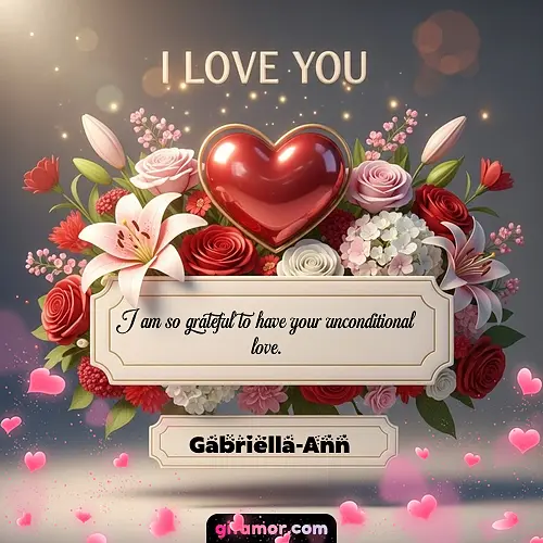 I Love You XIX Gabriella-Ann