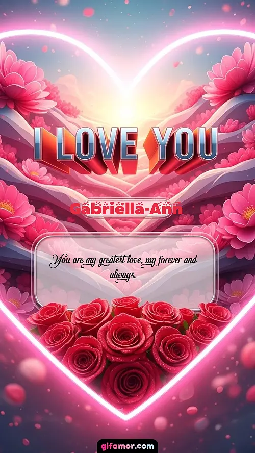 I Love You XXVI Gabriella-Ann