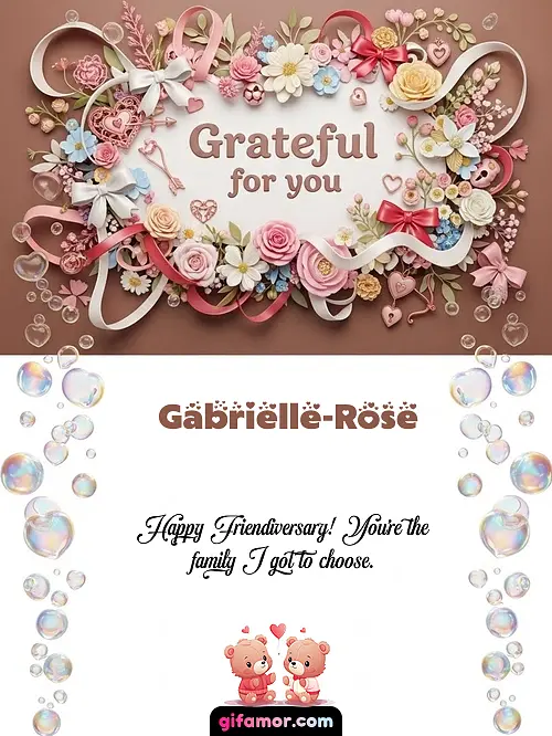 Grateful for you Gabrielle-Rose