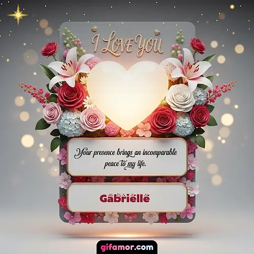I Love You XIV Gabrielle