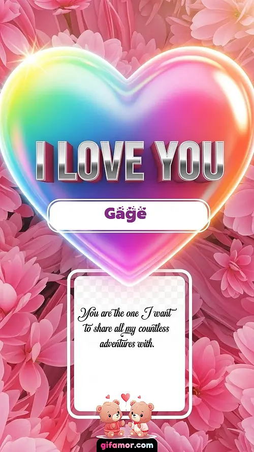 I Love You XXVII Gage