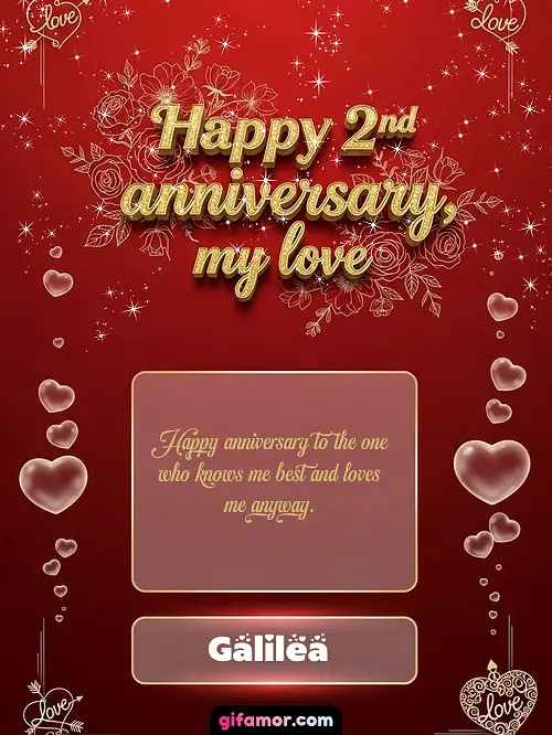 Happy 2st anniversary, my love III Galilea