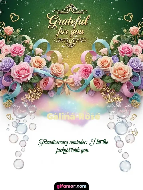 Grateful for you! IV Galina-Rose