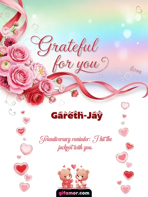Grateful for you! II Gareth-Jay