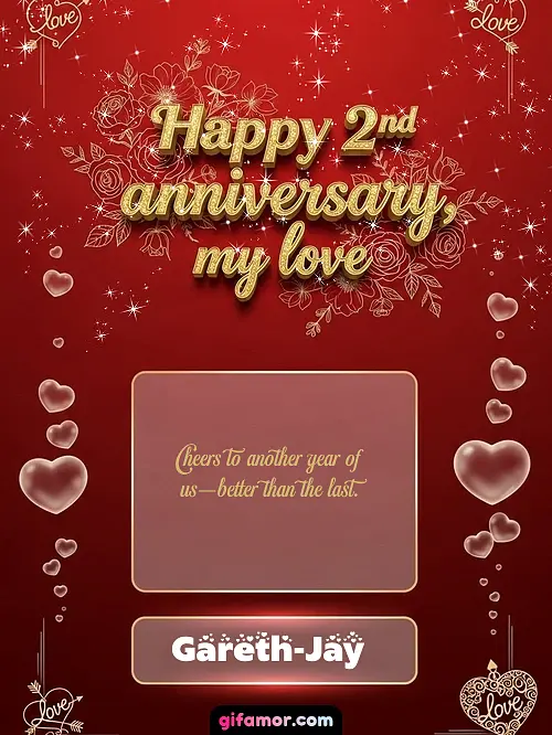 Happy 2st anniversary, my love III Gareth-Jay