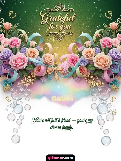 Grateful for you! IV Gavin