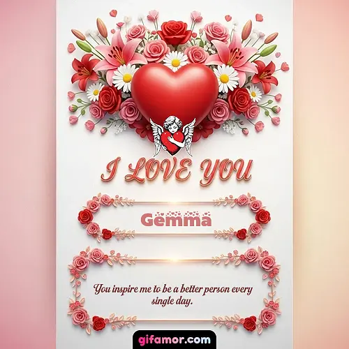 I Love You XXII Gemma