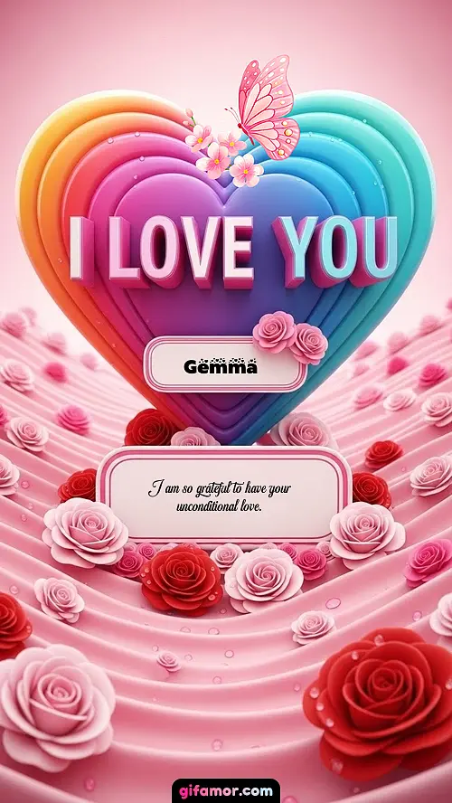 I Love You XXV Gemma