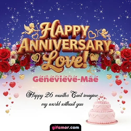 Happy one month anniversary, love! Genevieve-Mae