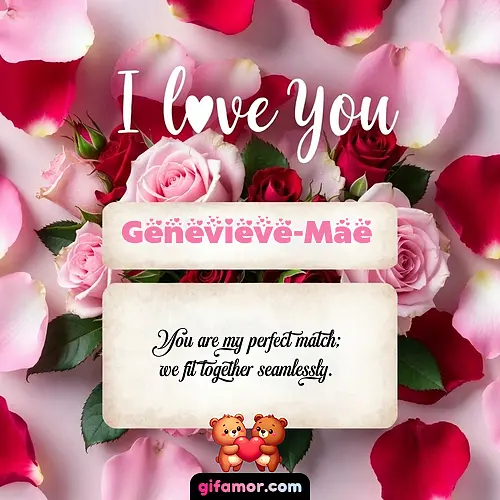 I love you V Genevieve-Mae