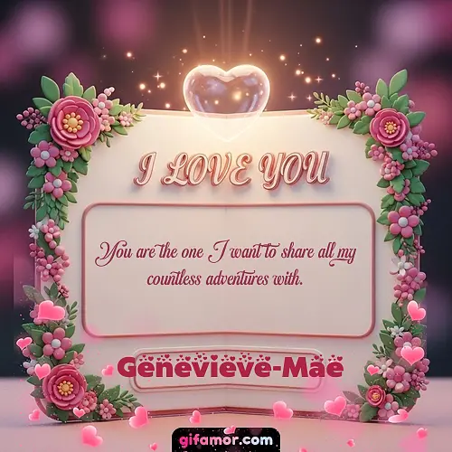 I Love You XII Genevieve-Mae