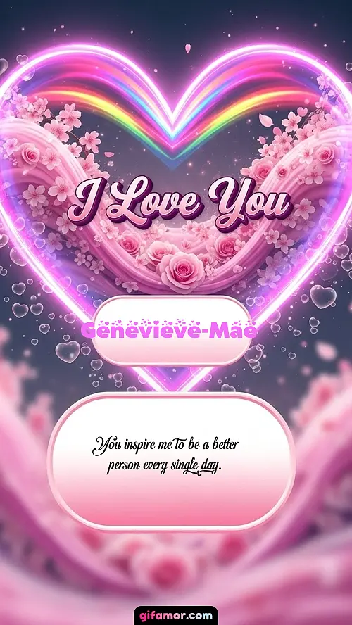 I Love You XXVIII Genevieve-Mae