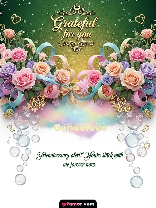 Grateful for you! IV Genevieve