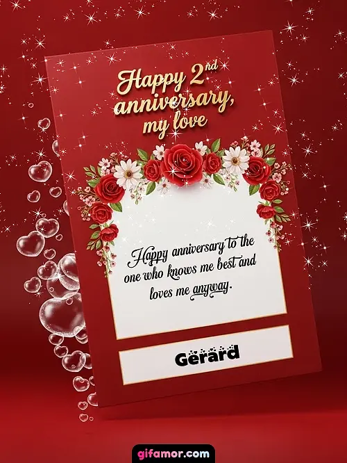 Happy 2st anniversary, my love II Gerard