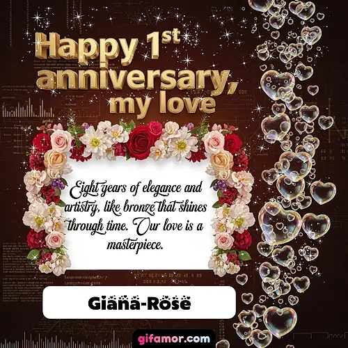 Happy 1st anniversary, my love IV Giana-Rose