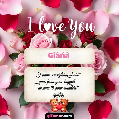 I love you V Giana