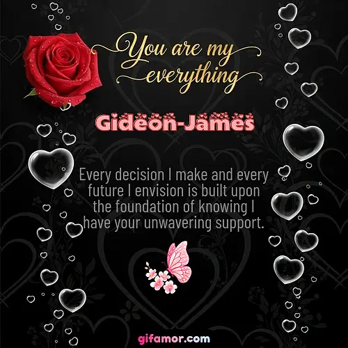 You are my everything I Gideon-James