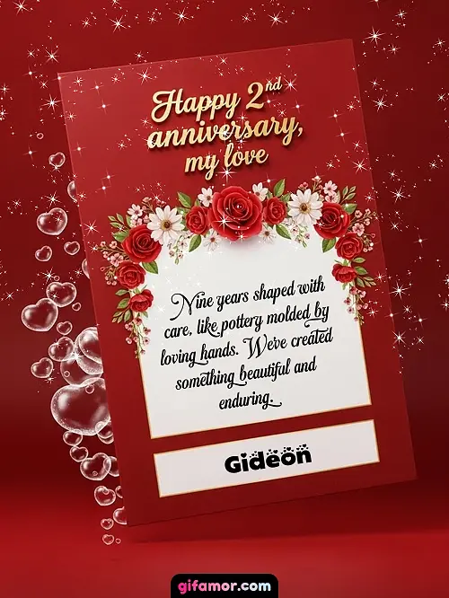 Happy 2st anniversary, my love II Gideon