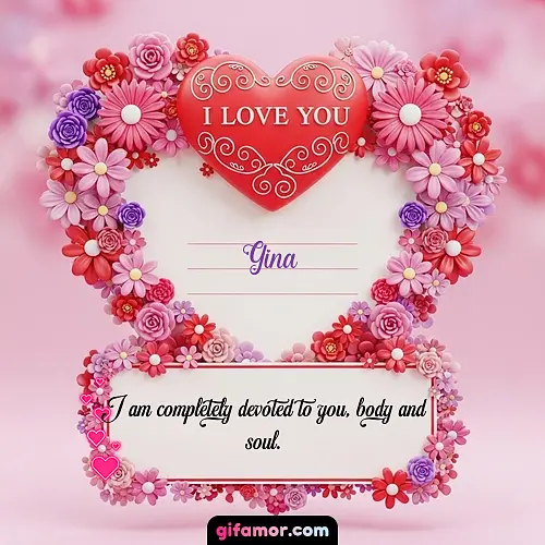 I Love You IX Gina