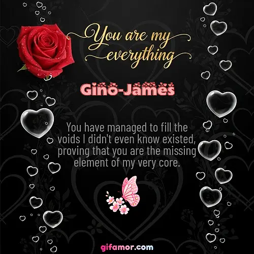 You are my everything I Gino-James