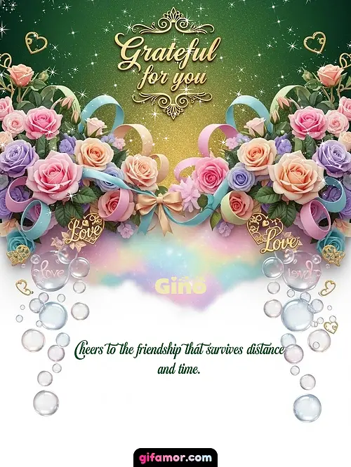 Grateful for you! IV Gino