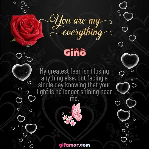 You are my everything I Gino