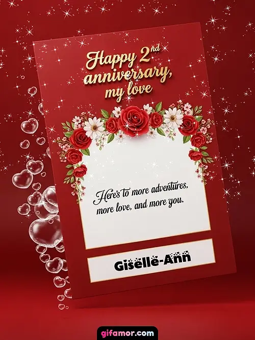 Happy 2st anniversary, my love II Giselle-Ann