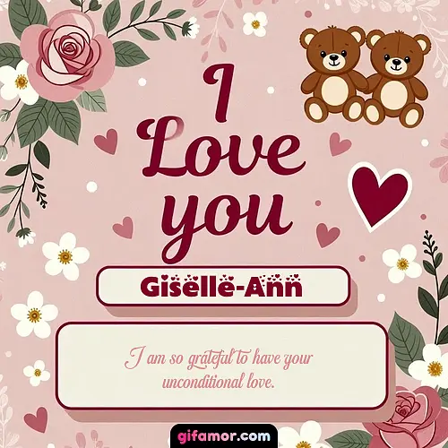I Love You VIII Giselle-Ann