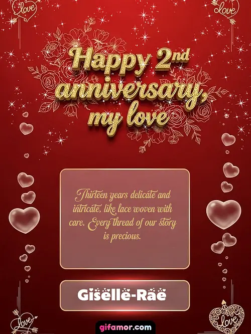 Happy 2st anniversary, my love III Giselle-Rae