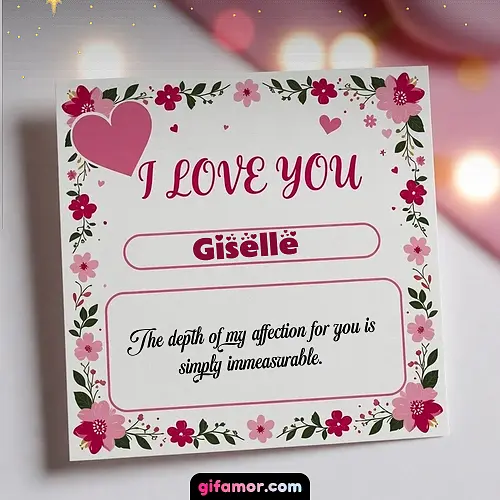 I Love You III Giselle