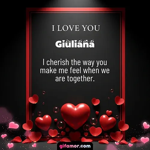 I love you I Giuliana