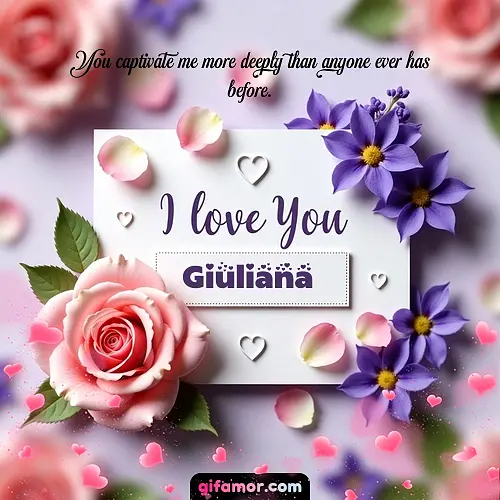 I love You II Giuliana