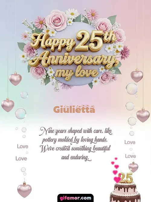 Happy 25th anniversary, my love Giulietta