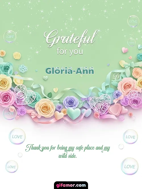 Grateful for you! III Gloria-Ann