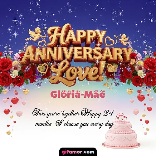 Happy one month anniversary, love! Gloria-Mae