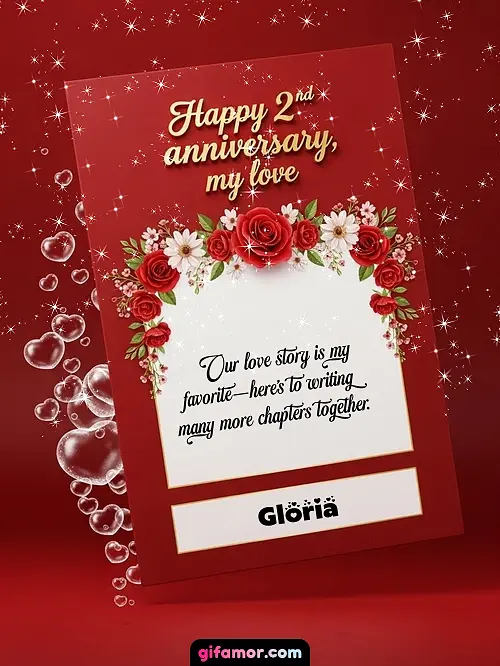 Happy 2st anniversary, my love II Gloria