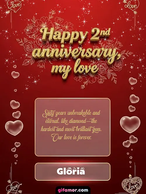Happy 2st anniversary, my love III Gloria