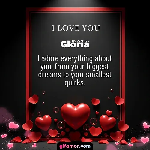 I love you I Gloria