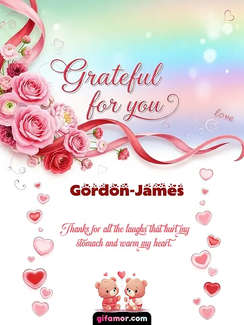 Grateful for you! II Gordon-James