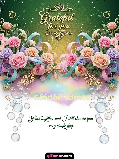 Grateful for you! IV Gordon-James