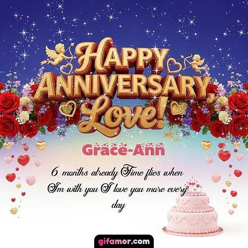 Happy one month anniversary, love! Grace-Ann